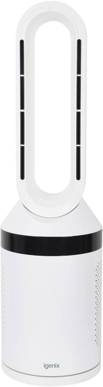 IgenixFan Heater White 2000W 2-in-1 Bladeless PTC