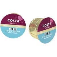 Costa Coffee Decaf Blend Medium Roast Small shot Podio Capsules Pack of 48 of 8.5 g