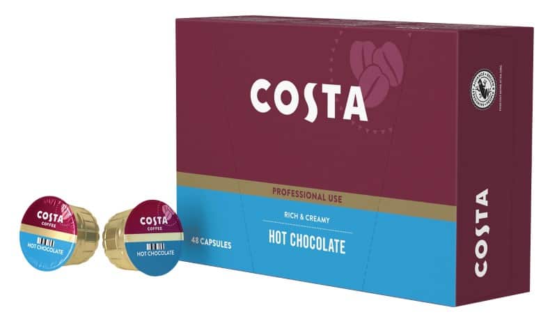 Costa Coffee Rich and Creamy Hot Chocolate Podio Capsules Pack of 48 of 16 g