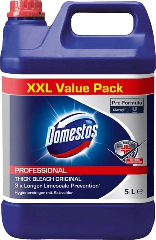 Domestos Pro Formula Original Liquid Bleach XXL Value Pack 5 L