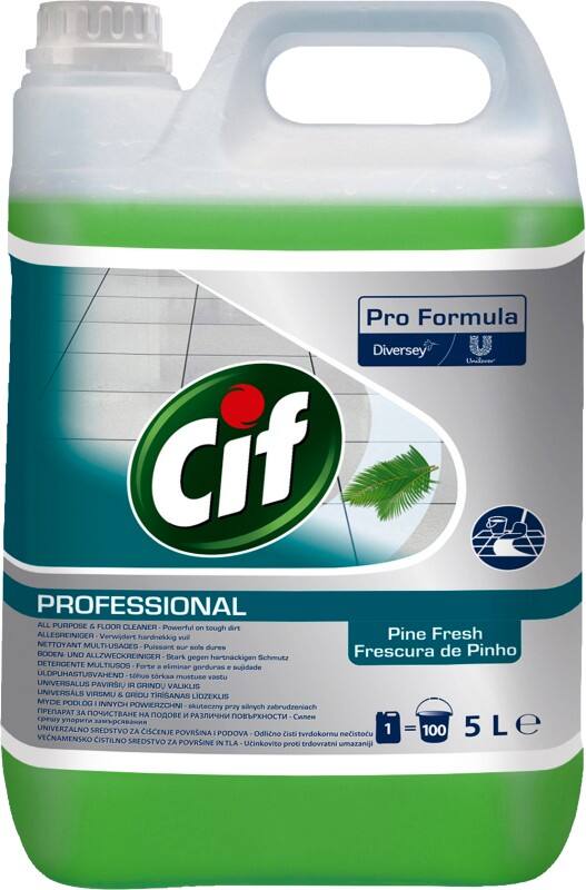 Cif Pro Formula Multipurpose Liquid Cleaner Pine Fresh 5 L