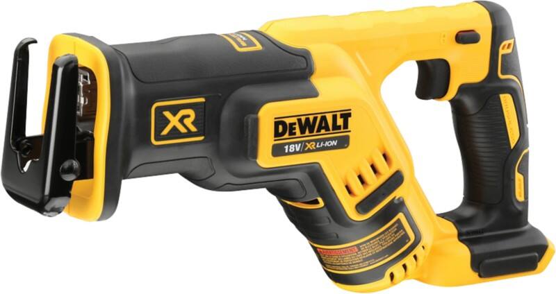 DeWALT XR Reciprocating Saw Plastic with rubber overmould