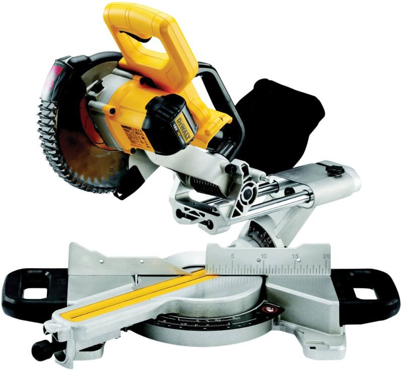 DeWALT XPS Mitre Saw 16 mm Aluminium base with plastic/rubber grip 40