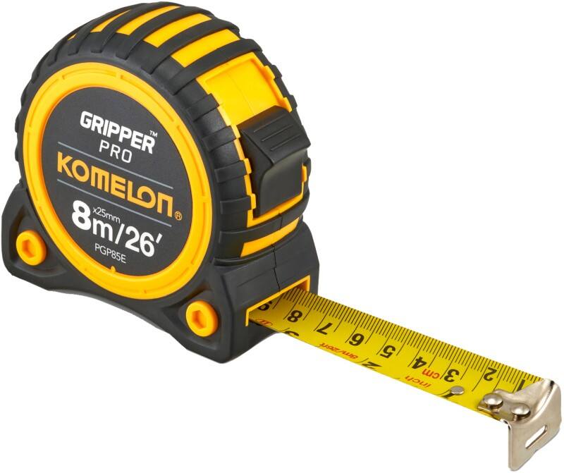 KOMELON Gripper Pro Tape Measure 0.08 m Non Magnetic Lockable PGP85E