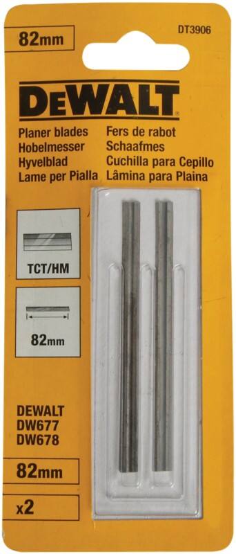 DeWALT Planer Blades 82 mm Pack of 2