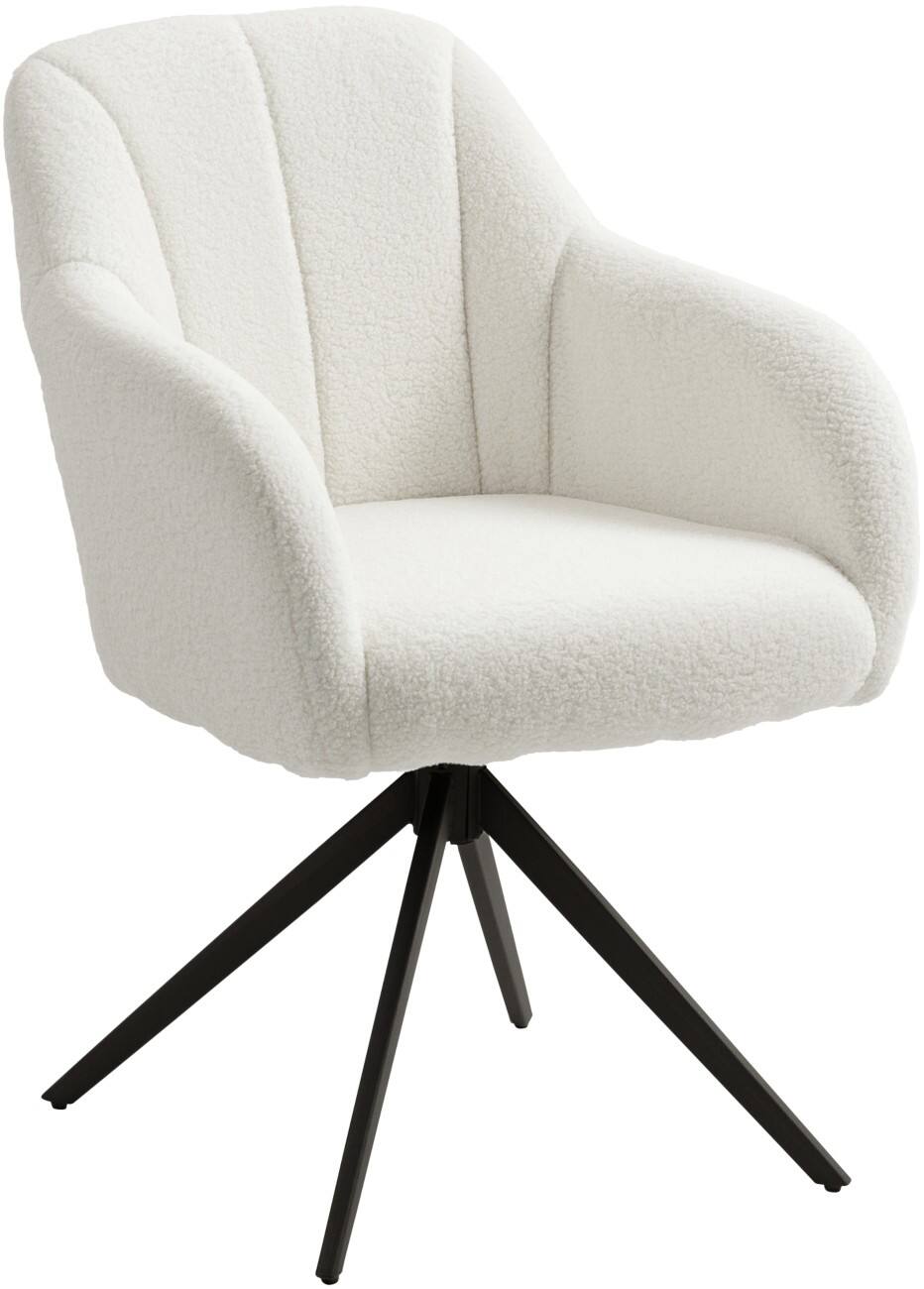 HOMCOM Accent Armchair White 120 kg 83B-423V70WT 630 x 560 x 860 mm