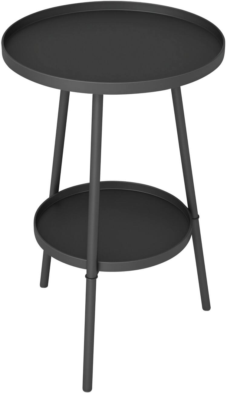 OutSunny Coffee Table Round Metal 320 x 320 x 510 mm