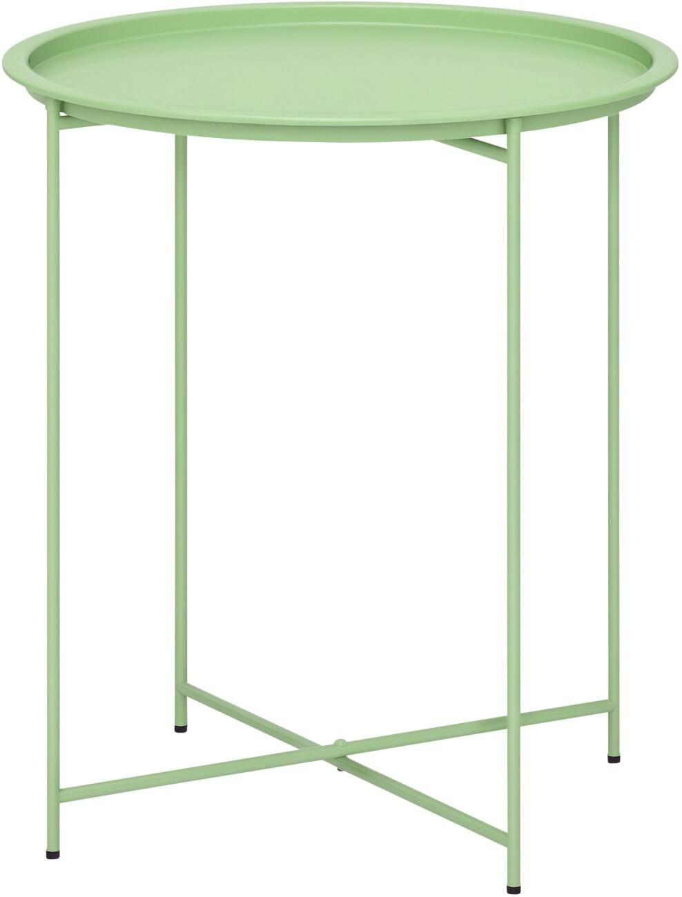 OutSunny Coffee Table Round Steel 460 x 460 x 500 mm