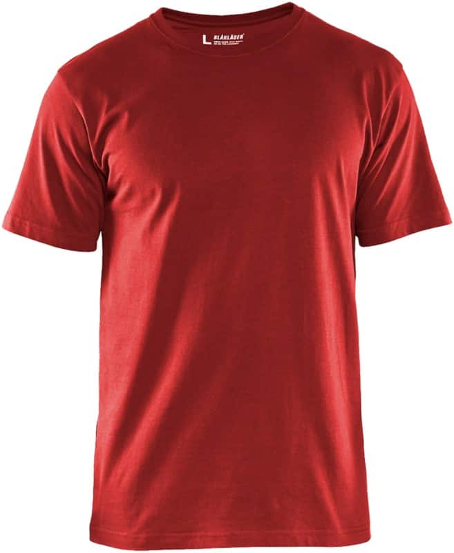 BLÅKLÄDER T-shirt 35251042 Cotton Red Size L
