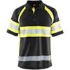 BLÅKLÄDER Polo Shirt 33381051 PL (Polyester) Black, Yellow Size XS