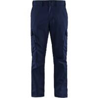 BLÅKLÄDER Trousers 14441832 Cotton, Elastolefin, PL (Polyester) Navy Blue, Cornflower Blue Size 42L