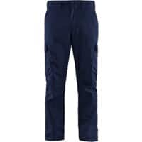 BLÅKLÄDER Trousers 14441832 Cotton, Elastolefin, PL (Polyester) Navy Blue, Cornflower Blue Size 30R