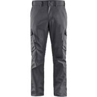 BLÅKLÄDER Trousers 14441832 Cotton, Elastolefin, PL (Polyester) Mid Grey, Black Size 30L