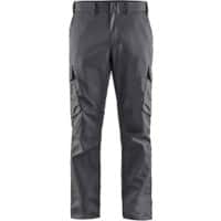 BLÅKLÄDER Trousers 14441832 Cotton, Elastolefin, PL (Polyester) Mid Grey, Black Size 40L