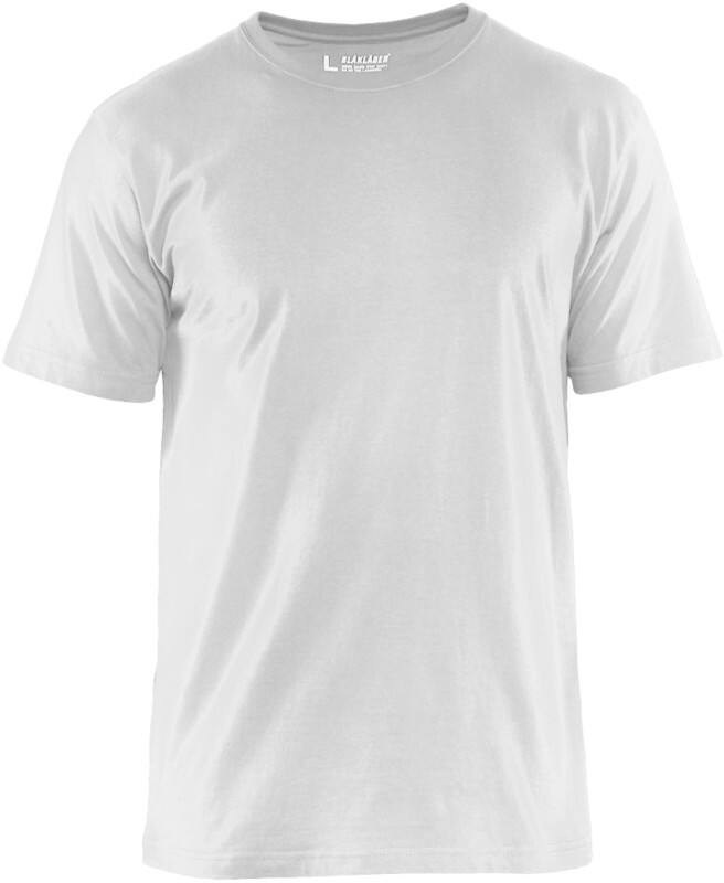 BLÅKLÄDER T-shirt 35251042 Cotton White Size 5XL