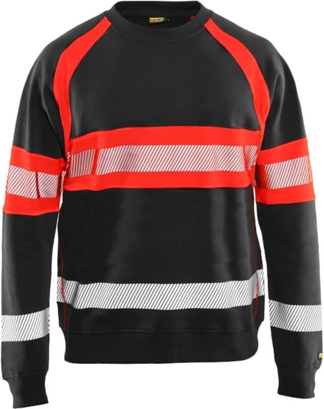 BLÅKLÄDER Sweater 33591158 Cotton Black, Red Size S