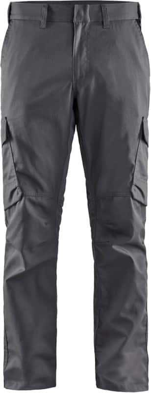 BLÅKLÄDER Trousers 14441832 Cotton, Elastolefin, PL (Polyester) Mid Grey, Black Size 45S