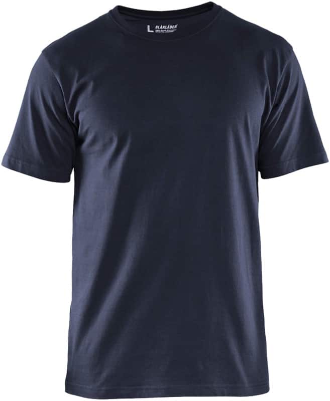 BLÅKLÄDER T-shirt 35251042 Cotton Dark Navy Blue Size XXXLT