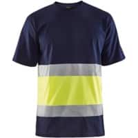 BLÅKLÄDER T-shirt 33871030 Cotton Navy Blue, Yellow Size 4XL