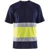 BLÅKLÄDER T-shirt 33871030 Cotton Navy Blue, Yellow Size L