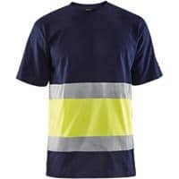 BLÅKLÄDER T-shirt 33871030 Cotton Navy Blue, Yellow Size S
