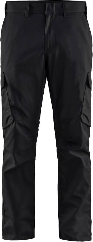 BLÅKLÄDER Trousers 14441832 Cotton, Elastolefin, PL (Polyester) Black Size 42R