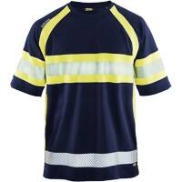 BLÅKLÄDER T-shirt 33371051 PL (Polyester) Navy Blue, Yellow Size XXXL