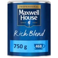 Maxwell House Instant Coffee Tin Rich Dark 750 g