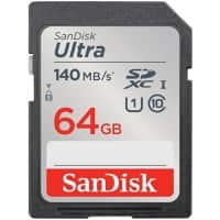 SanDisk Ultra Memory UHS-I SDXC Card 64 GB Black