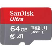 SanDisk Ultra MicroSDXC Card 64 GB Grey, Red