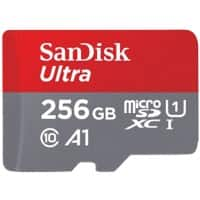 SanDisk Ultra MicroSDXC Card 256 GB Grey, Red