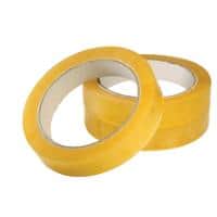 Viking Office Tape Universal Yellow 18 mm (W) x 66 m (L) PP (Polypropylene) Pack of 6 Rolls of 66 m