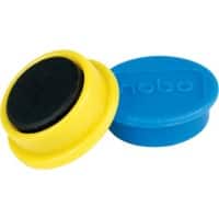 Nobo Whiteboard Magnets 1915290 13 mm Round Assorted Pack of 10