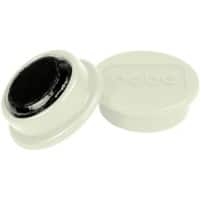 Nobo Whiteboard Magnets White 0.1 kg Bearing Capacity 13 mm Pack of 10