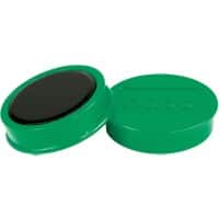 Nobo Whiteboard Magnets Green 1.5 kg Bearing Capacity 38 mm Pack of 10