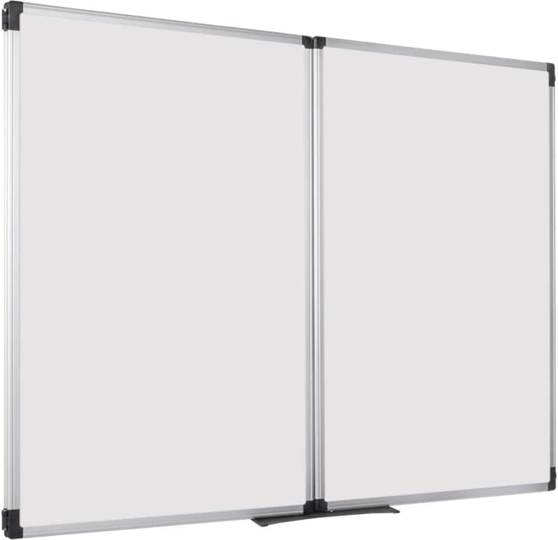 Bi-Office Maya Folding Whiteboard Magnetic Lacquered Steel 120 (W) x 90 (H) cm
