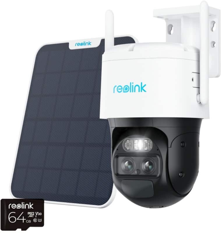 Reolink TrackMix Auto PTZ AI 4G Solar Security Camera