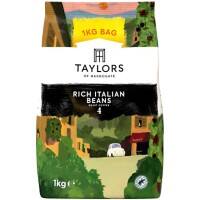 Taylors of Harrogate Rich Italian Coffee Beans Chocolate and Nuts Arabica 1000 g