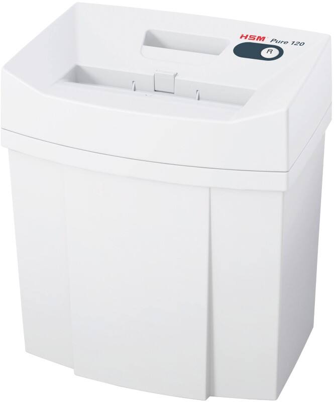 HSM Pure Shredder Cross Cut Security Level P-4, T-4, E-3, F-1 120