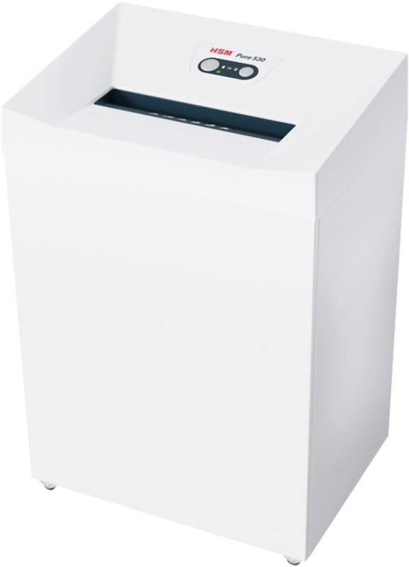 HSM Pure Shredder Cross Cut Security Level P-5, T-5, E-4, F-2 530