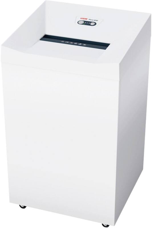 HSM Pure Shredder Cross Cut Security Level P-4, O-3, T-4, E-3, F-1 830