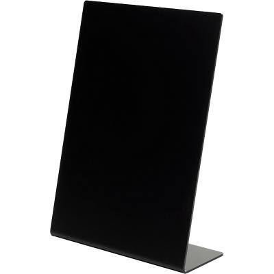 Deflecto Chalkboard A4 Portrait 1 Countertop Rectangle 21.1 (W) x 8.3 (D) x 30 (H) cm Black