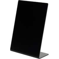 Deflecto Chalkboard A5 Portrait 1 Countertop Rectangle 15 (W) x 6.7 (D) x 21.1 (H) cm Black