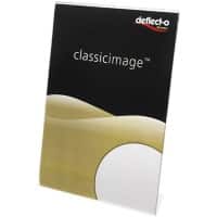 Deflecto Sign Holder A3 Portrait 1 Countertop Rectangle 41 (W) x 10.5 (D) x 29.8 (H) cm Transparent