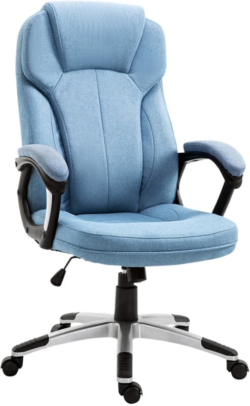Vinsetto Office Chair Basic Tilt Fixed Armrest Blue 135 kg 921-175V71BU 750 x 660 x 1,200 mm