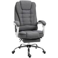 Vinsetto Office Chair Basic Tilt Fixed Armrest Grey 120 kg 921-223V71GY 700 x 650 x 1,180 mm