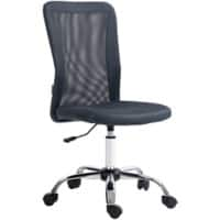 Vinsetto Office Chair Height Adjustable Grey 120 kg 921-226V70CG 580 (W) x 430 (D) x 1,000 (H) mm