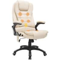 HOMCOM Massage Chair Basic Tilt 2D Armrest Beige 120 kg 921-284V70BG 740 x 680 x 1,210 mm
