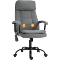 Vinsetto Massage Chair Basic Tilt Fixed Armrest Grey 115 kg 921-308V71GY 700 x 630 x 1,210 mm
