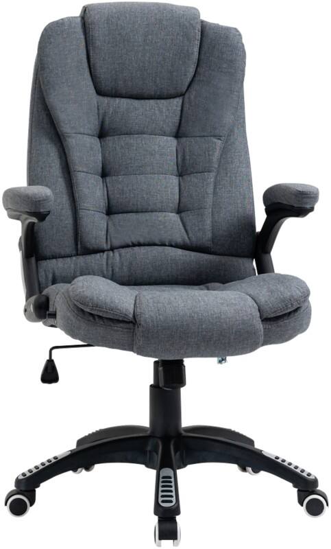 Vinsetto Office Chair Basic Tilt 2D Armrest Grey 120 kg 921-416V72CG 720 x 650 x 1,200 mm